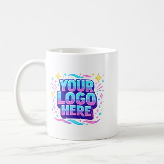 Benutzerdefinierte Logo-Kaffeetasse Personalisiert Kaffeetasse (Links)