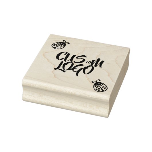 Benutzerdefinierte Logo-Ladybug Rubber-Briefmarke Gummistempel (Stempel)
