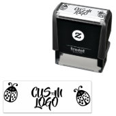 Benutzerdefinierte Logo-Ladybug Rubber-Briefmarke Permastempel (Beispiel)