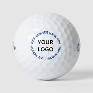 Benutzerdefinierte Logo-Name-Text-Stempel Golfbäll Golfball