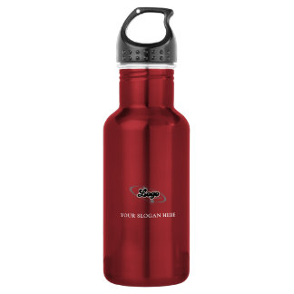 Benutzerdefinierte Logo-Name-Vorlage Edelstahlflasche