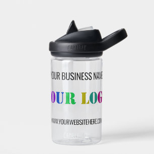 Benutzerdefinierte Logo-Name Website Werbe-Wasserf Trinkflasche