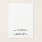 Benutzerdefinierte Logo-Ohrmarkenkarten (Rückseite)