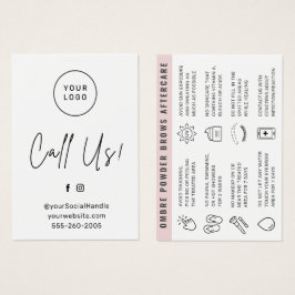 Benutzerdefinierte Logo Ombre Powrow Aftercare Car