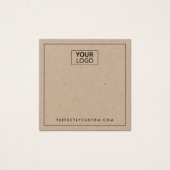 Benutzerdefinierte Logo-Papiervorlagenkarte (Vorderseite)