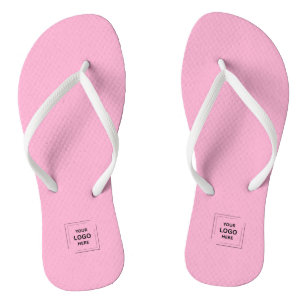 Benutzerdefinierte Logo-Rosé-Event-Flip-Flops Badesandalen