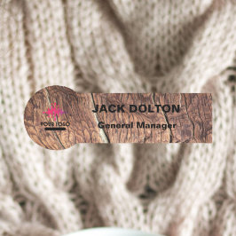 Benutzerdefinierte Logo-Silbername-Markierung für  Namensschild