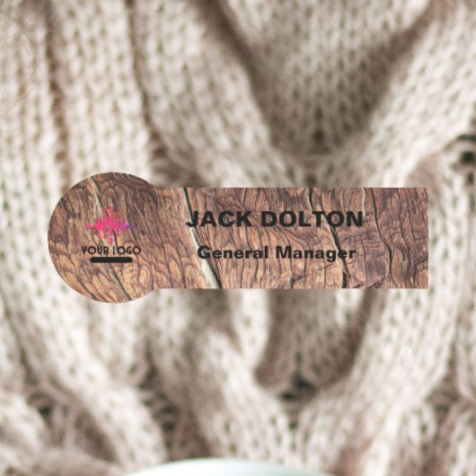 Benutzerdefinierte Logo-Silbername-Markierung für  Namensschild