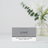 Benutzerdefinierte Logo und QR-Code Visitenkarte (Stehend Vorderseite)