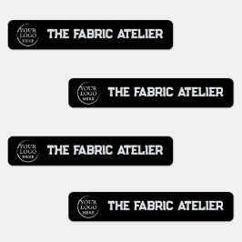 Benutzerdefinierte Logo- und Text-Bekleidungsmarke Etiketten