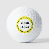 Benutzerdefinierte Logo- und Text-Briefmarke - Gol Golfball (Vorderseite)