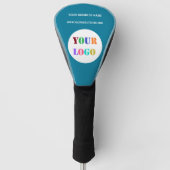 Benutzerdefinierte Logo- und Text-Personalisierte Golf Headcover (Vorderseite)