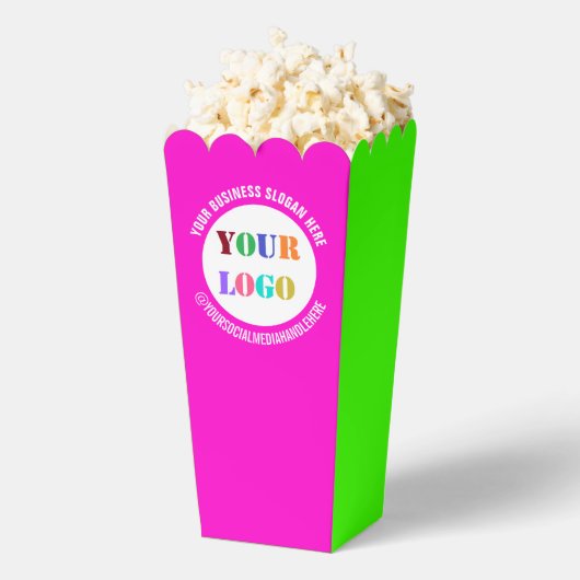 Benutzerdefinierte Logo- und Text-Popcorn-Box Ihre Geschenkschachtel (Geplatzt)