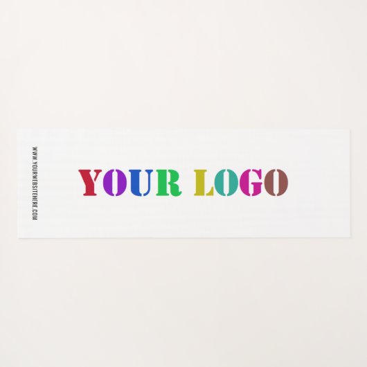 Benutzerdefinierte Logo- und Text-Yoga-Matte - Far Yogamatte (Rückseite (Horizontal))
