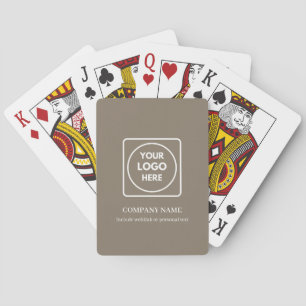 Benutzerdefinierte Logo-Unternehmensbranding-Promo Spielkarten