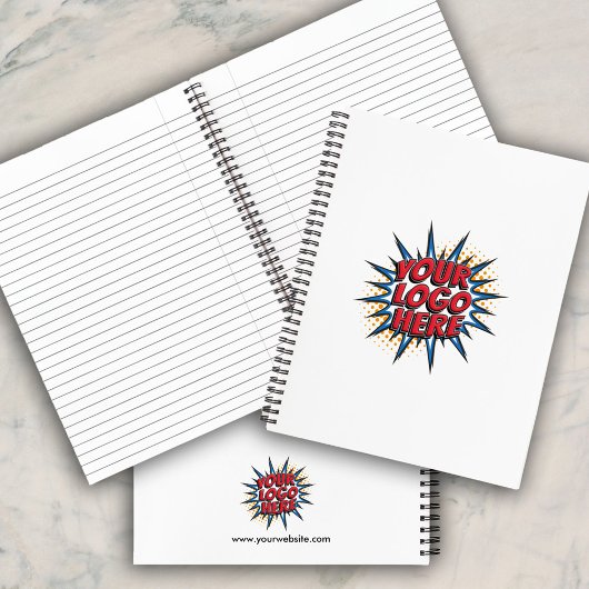 Benutzerdefinierte Logo-Upload - Erstellen Sie Ihr Notizblock