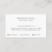 Benutzerdefinierte Logo-Visitenkarten - beliebiger Visitenkarte (Rückseite)