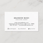 Benutzerdefinierte Logo-Visitenkarten - beliebiger Visitenkarte (Rückseite)