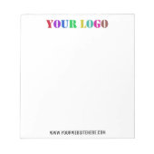Benutzerdefinierte Logo-Website Notepad-Werbung Notizblock (Vorderseite)