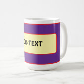 Benutzerdefinierte Logofarbenmischung Kaffeetasse (VorderseiteRechts)