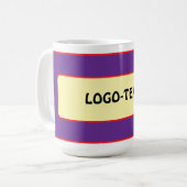 Benutzerdefinierte Logofarbenmischung Kaffeetasse (Vorderseite Links)
