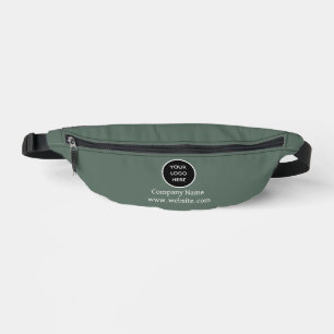 Benutzerdefinierte Logogesellschaft Sage Green Bus Bauchtasche