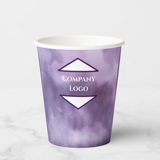 Benutzerdefinierte Logopapiergruppen - Optionen fü Pappbecher (Vorderseite)