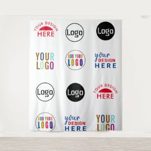 Benutzerdefinierte Logos Event Hintergrund Step un Wandteppich