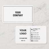 Benutzerdefinierte Logos Moderne Gestaltung Ihrer  Visitenkarte (Vorne/Hinten)