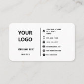 Benutzerdefinierte Logos Moderne Gestaltung Ihrer  Visitenkarte (Rückseite)