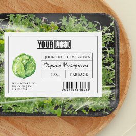 Benutzerdefinierte Logos und Strichcodes, Kohl-Mik Lebensmitteletikett