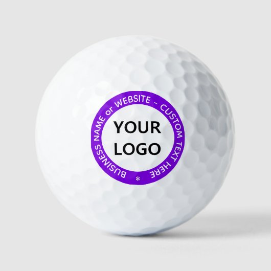Benutzerdefinierte Logos und Text-Briefmarke Golf Golfball (Vorderseite)