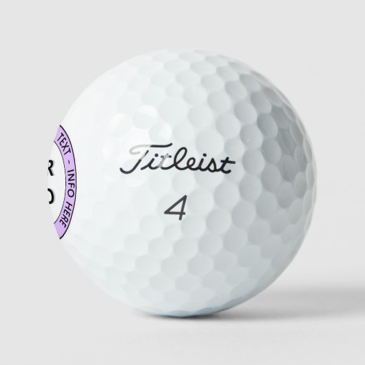Benutzerdefinierte Logos und Text-Golf-Balls - Ihr Golfball (Logo)