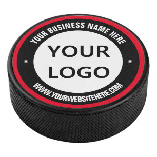Benutzerdefinierte Logos und Text Hockey Puck - Ih