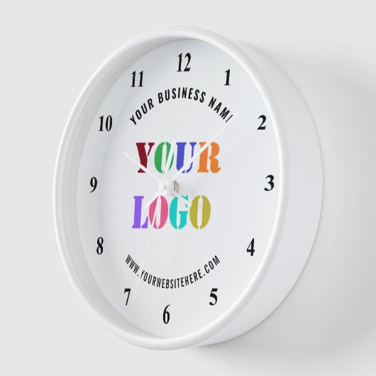 Benutzerdefinierte Logos und Textmauer - Farben au Uhr (Winkel)