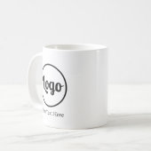 Benutzerdefinierte Logotasse Kaffeetasse (Vorderseite Links)
