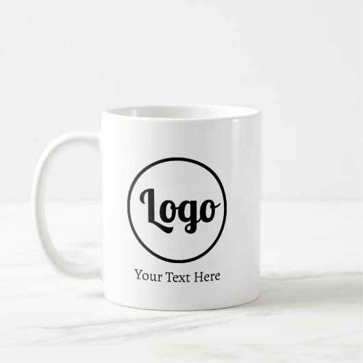 Benutzerdefinierte Logotasse Kaffeetasse (Links)