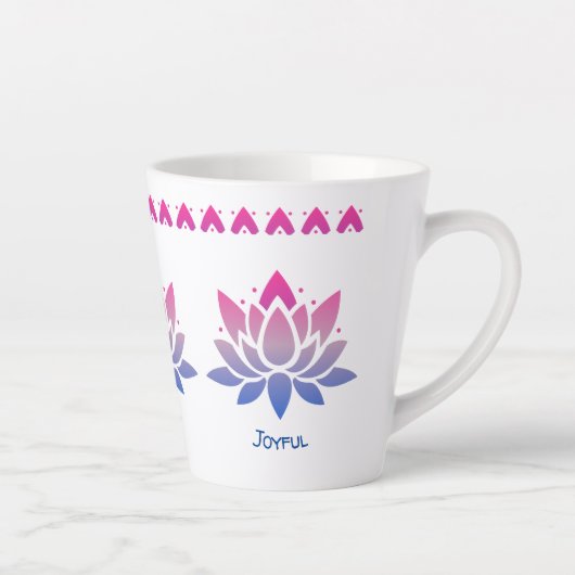 benutzerdefinierte Lotus-Blume Milchtasse (Rechts)