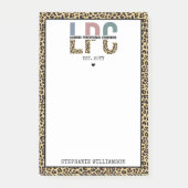 Benutzerdefinierte LPC lizenzierte Berufliche Coun Post-it Klebezettel (Vorderseite)