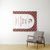 Benutzerdefinierte lustige Gans Dezember Erster Ge Wandteppich (Beispiel (Horizontal))
