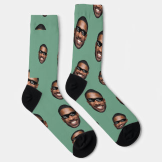 Benutzerdefinierte lustige Gesichtsfoto-Strümpfe M Socken