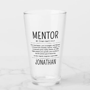 Benutzerdefinierte lustige Mentor Coach Berater W Glas