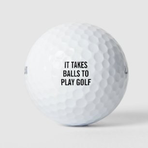 Benutzerdefinierte lustige Textnachricht Golfball