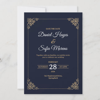 Benutzerdefinierte Luxus-Hochzeitseinladung aus Go Einladung