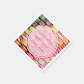 Benutzerdefinierte Macaroons Serviette (Ecke)