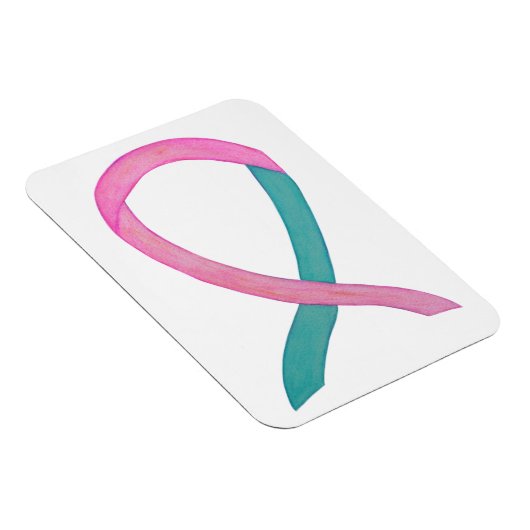 Benutzerdefinierte Magnete mit rosa und Aquamarine (Rechte Seite)