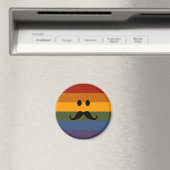benutzerdefinierte Magnete Mustache Pride Magnet (In Situ (Geschirrspüler))