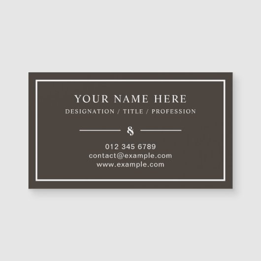 Benutzerdefinierte Magnetkarte mit Beruflichem St (Vorderseite)