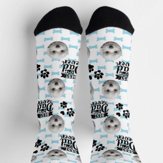 Benutzerdefinierte malteser Vatertag-Socken Socken