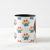 Benutzerdefinierte Mama des Hundes, Vater des Hund Tasse (Zentrum)